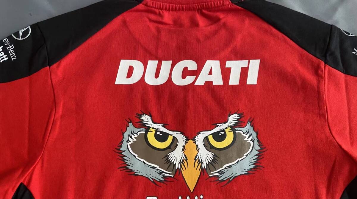 ドゥカティ サイズ XS半袖 Tシャツ ウェア Be Wiser トップス 赤 DUCATIの画像7