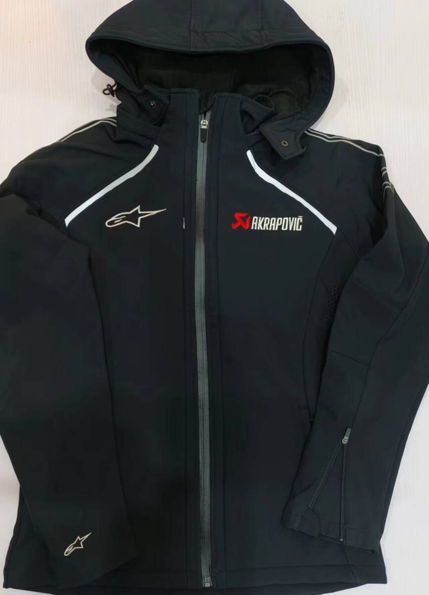 新品！ AKRAPOVIC alpinestars アルパインスターズ ジャケット アクラポビッチ パーカー Mサイズ の画像1