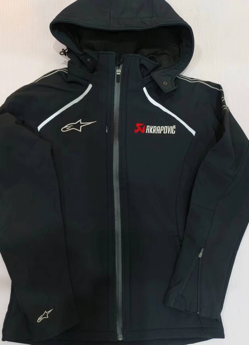 【新品】 AKRAPOVIC alpinestars アルパインスターズ ジャケット アクラポビッチ パーカー Lサイズ　_画像1