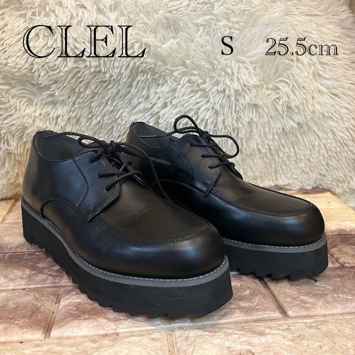 新品　【CLEL】High Sole Shark Derby Shoes / ハイソール シャーク ダービーシューズ　25.5cm