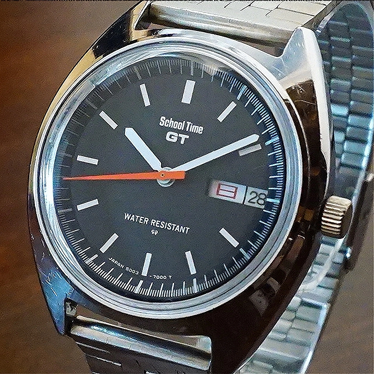 ★OH済★ トモニー スクールタイム GT 稼動品 送料無料 SEIKO TOMONY SCHOOL TIME GT 5000-7110 ビンテージ アンティーク_画像1