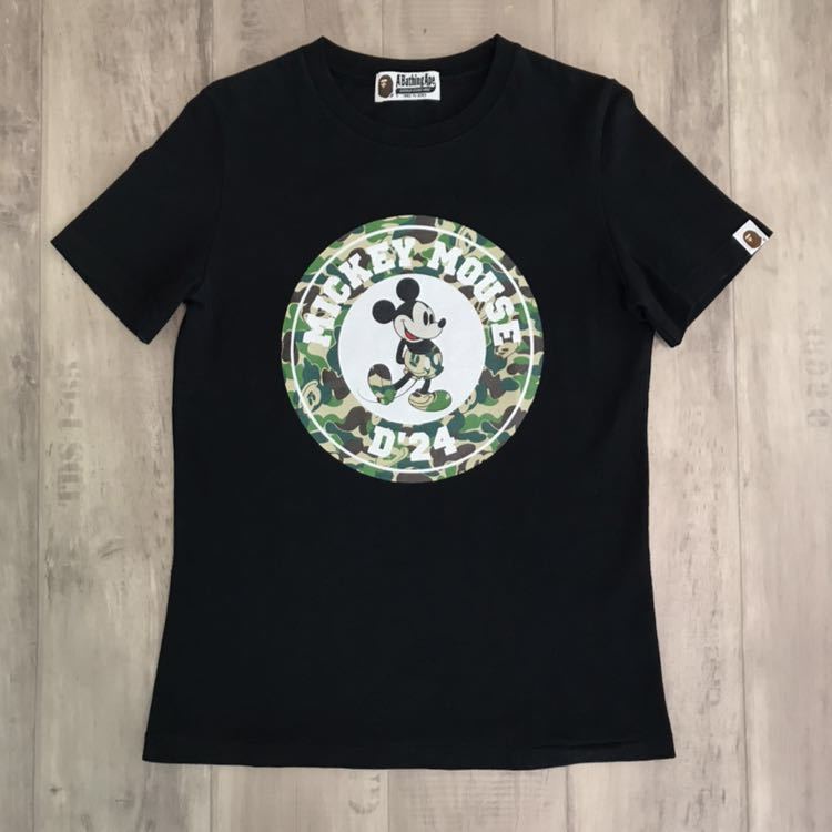 * очень редкий * Disney × a bathing ape футболка bape Disney ограничение Mickey D24 Ape Bape ABC утка Mickey Mouse mickey ABC camo