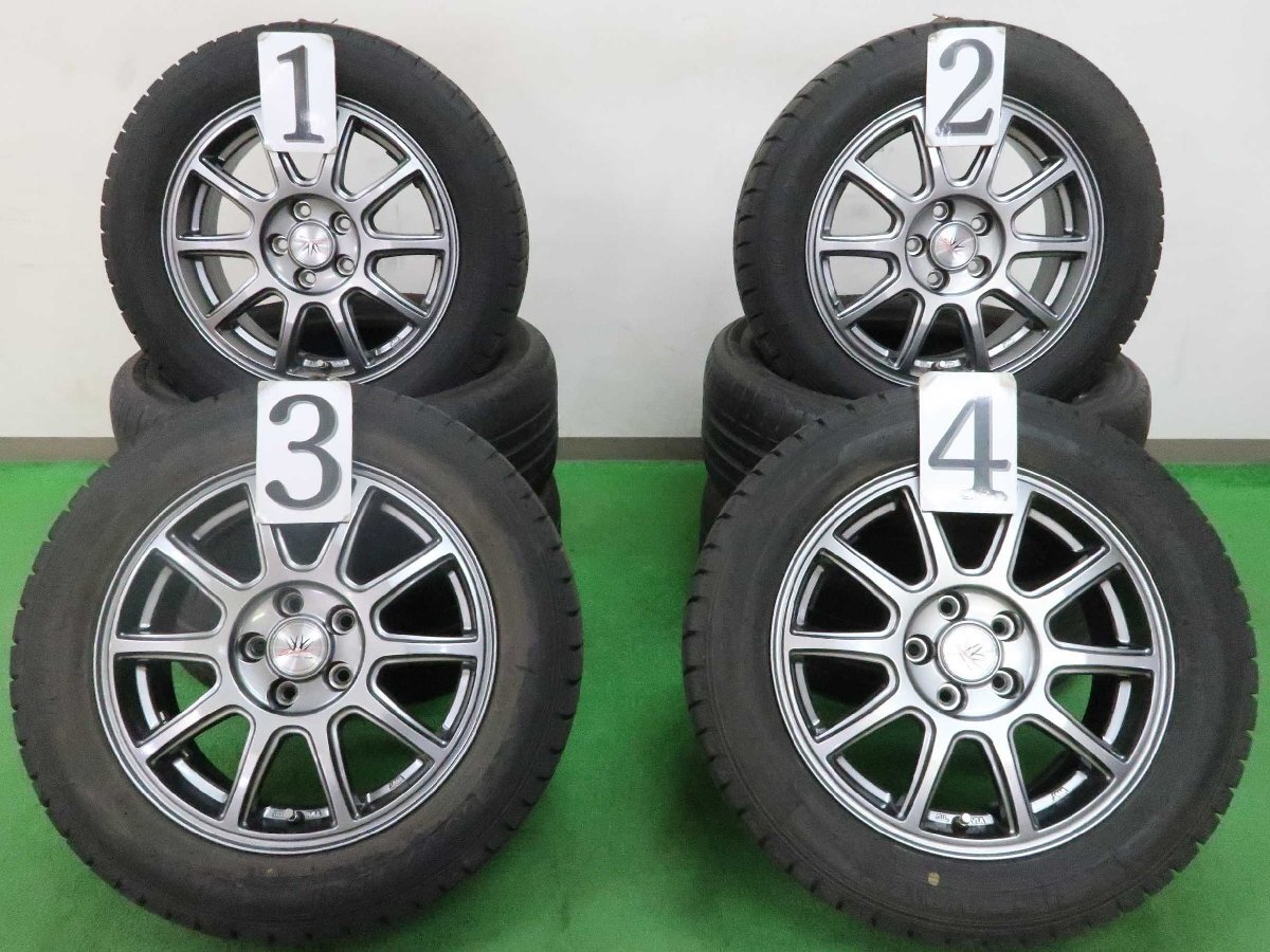 4本 ロクサーニスポーツ 15インチ 6J +43 5H PCD 100 スタッドレス グッドイヤー アイスナビ 7 2022年 185/60R15 トヨタ シエンタ HV 170系_配送料金は下記をご確認下さい。