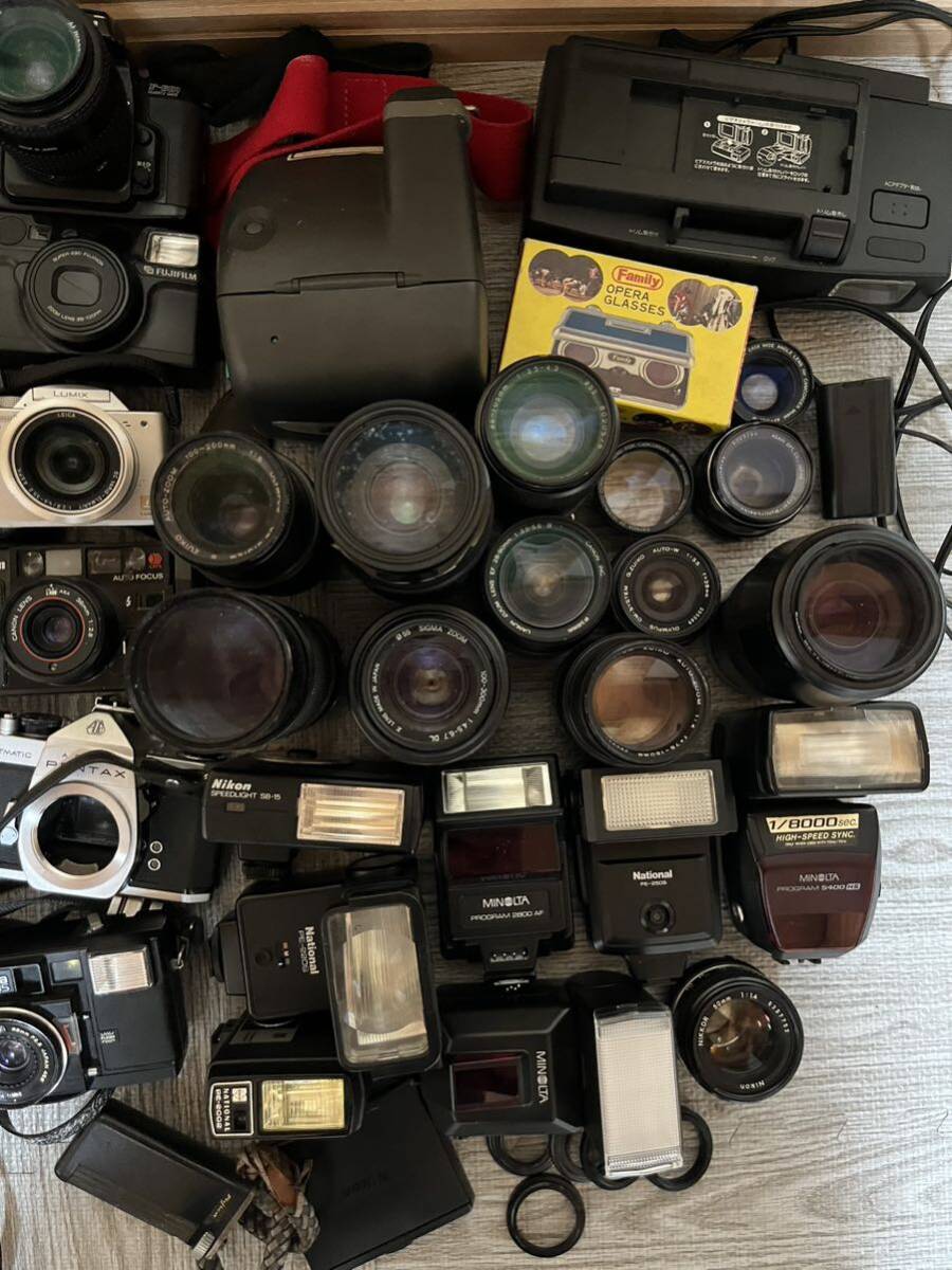カメラ フィルムカメラ 大量 まとめ 約36台 付属品多数 Canon OLYMPUS Nikon MINOLTA KONICA 等 現状品 ジャンクの画像2