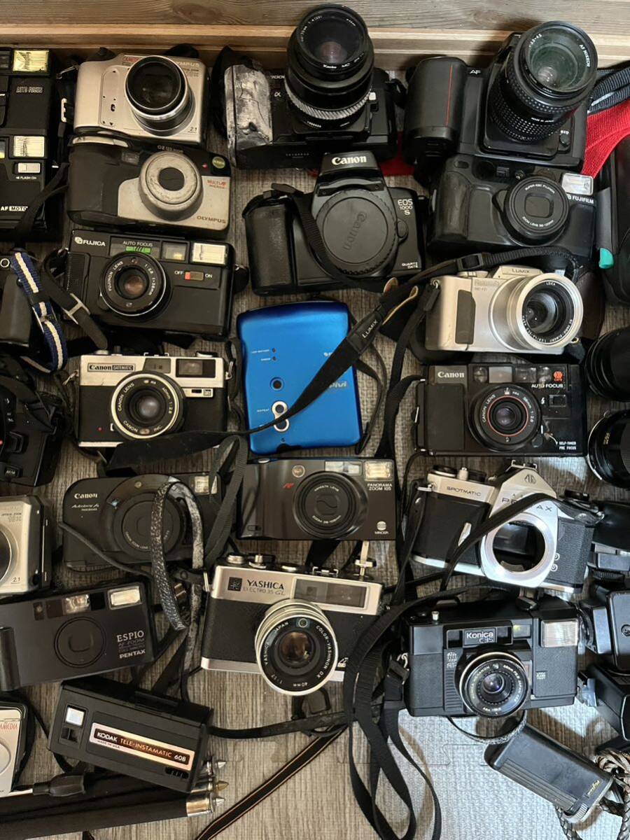 カメラ フィルムカメラ 大量 まとめ 約36台 付属品多数 Canon OLYMPUS Nikon MINOLTA KONICA 等 現状品 ジャンクの画像3