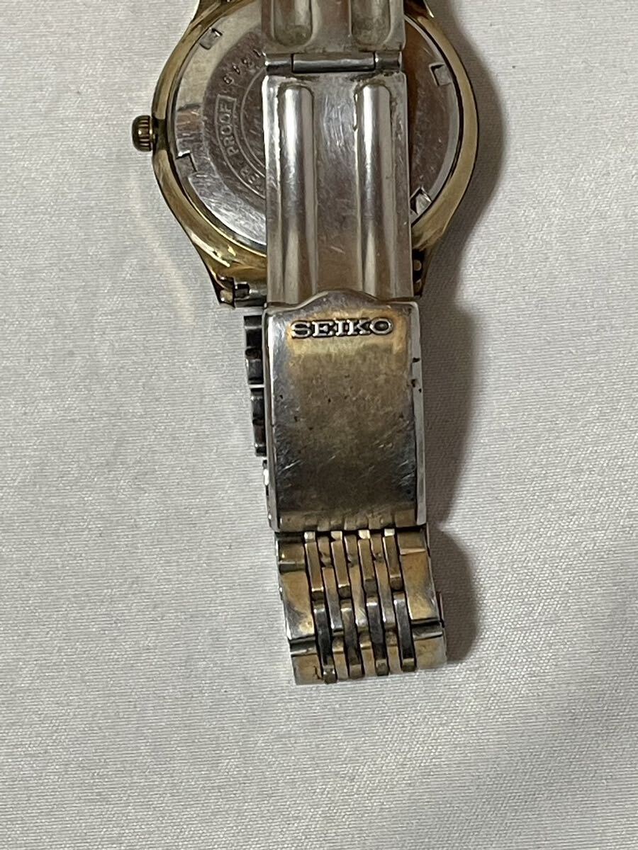 SEIKO BUSINESS-A 27石 デイト 8346-9000 自動巻 稼働品 セイコー 腕時計の画像6