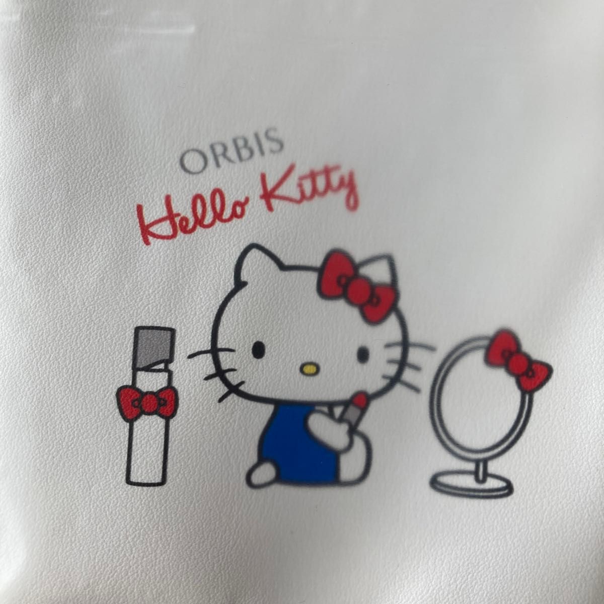 ORBIS ハローキティ　縦型メイクポーチ　オルビス　 コスメ　ポーチ　HELLO KITTY 