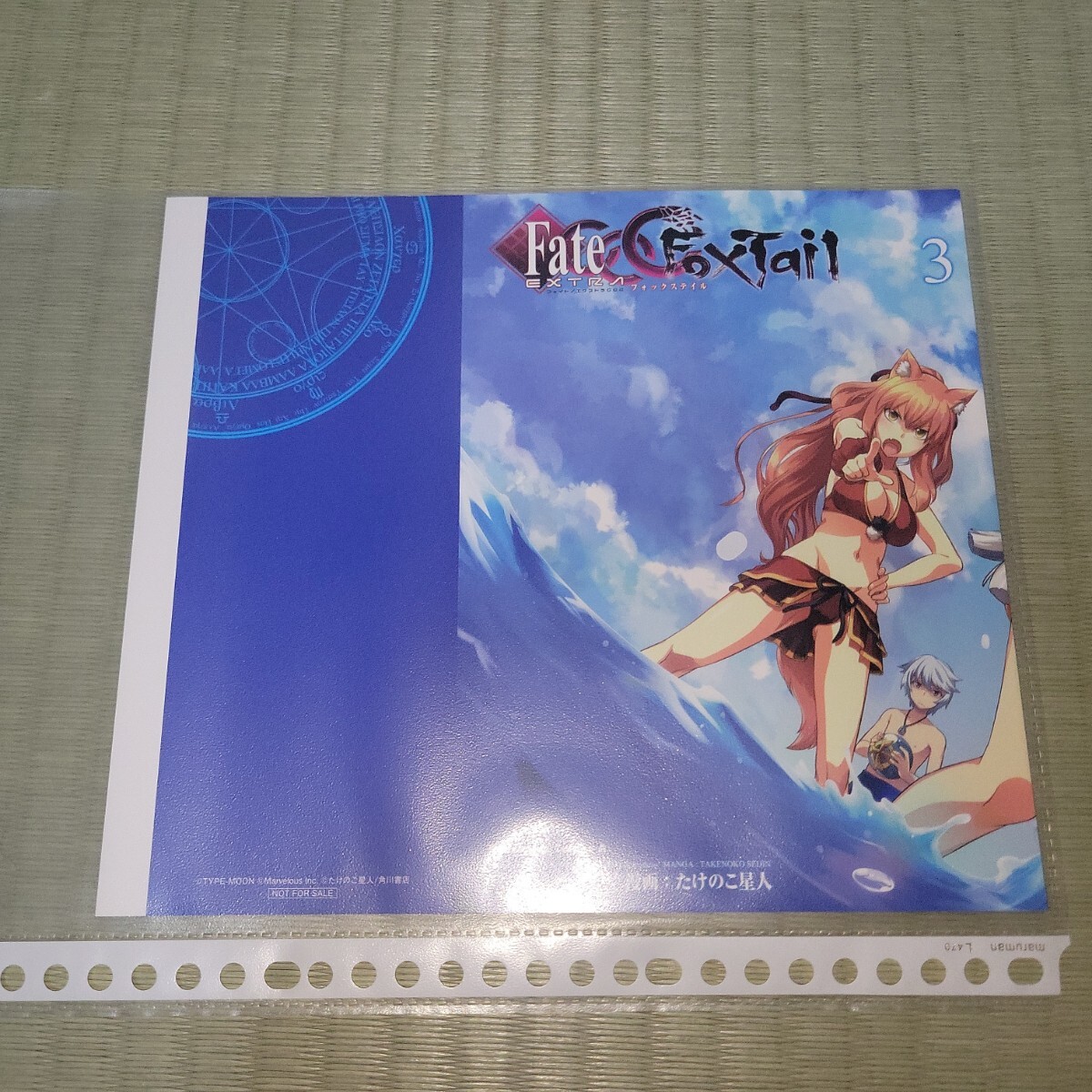 Fate/EXTRA CCC FoxTail 3巻 とらのあな 購入特典 ブックカバー フェイト／エクストラの画像1