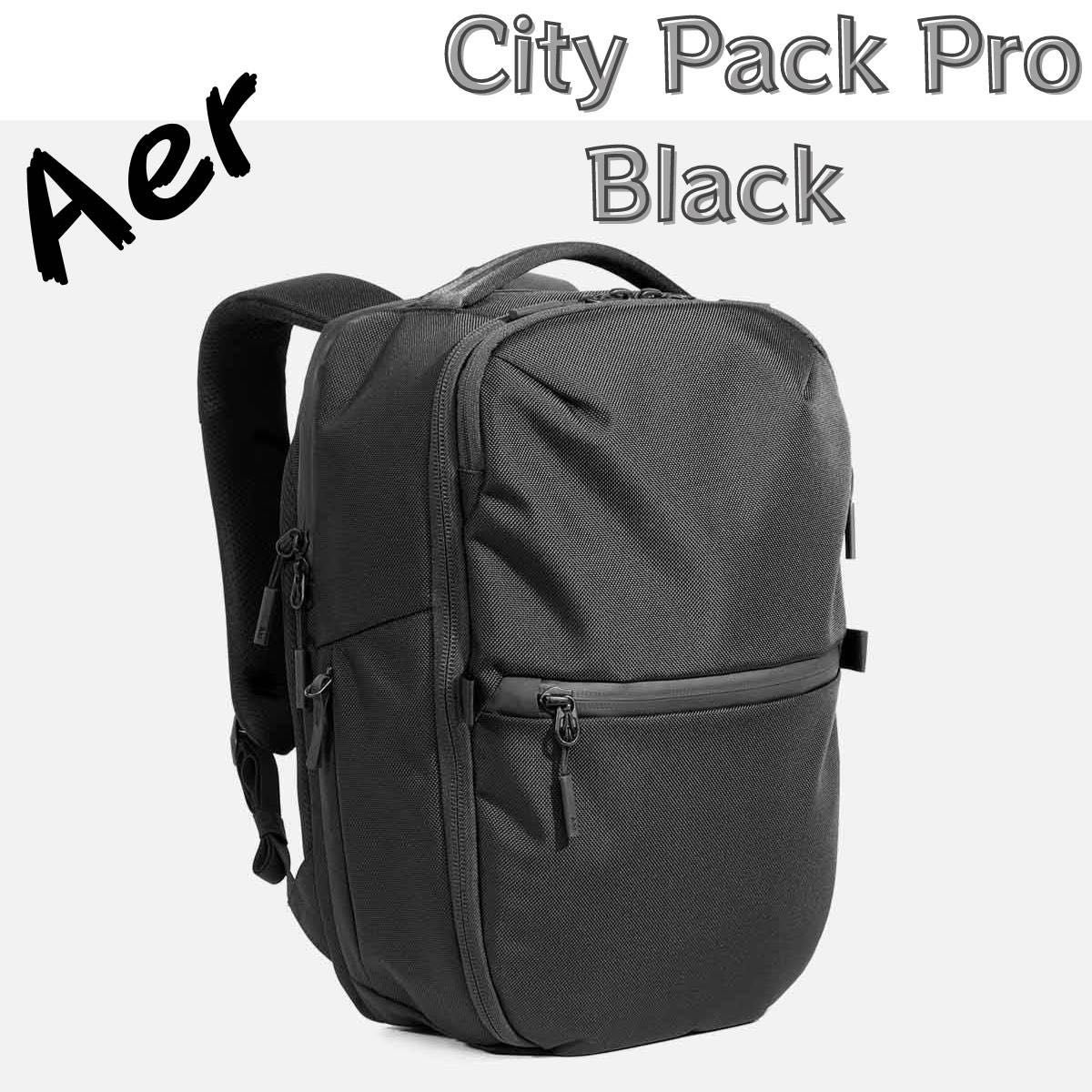 Aer City Pack Pro Black エアーシティパックプロ ブラック