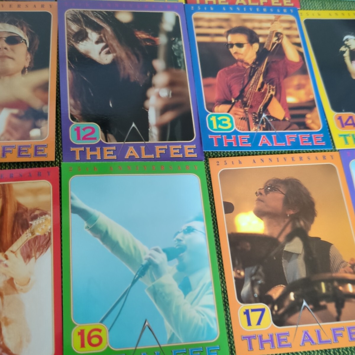 THE ALFEE アルフィー ２５ｔｈ●アニバーサリー カード●１６枚セットの画像5