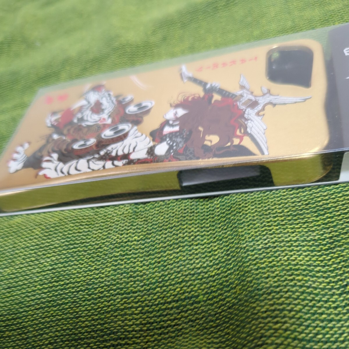 iPhone5 для смартфон кейс *TAKMIY 2013. бог raizin* лакированные изделия . лаковый покрытие японский традиция Gold золотой серия ALFEE Alf .- высота видеть ...takami-...