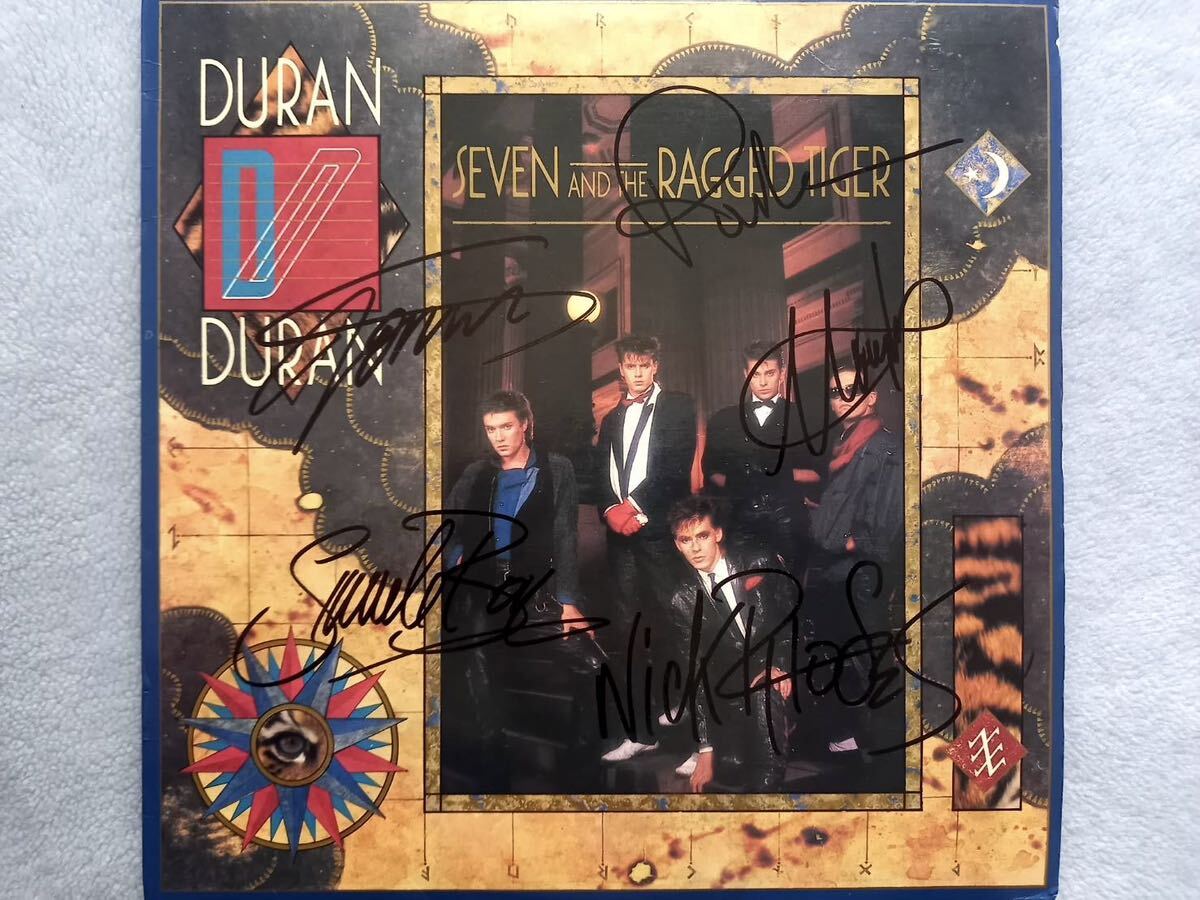 DURAN DURAN/デュランデュラン 直筆サイン入りLPレコードの画像1