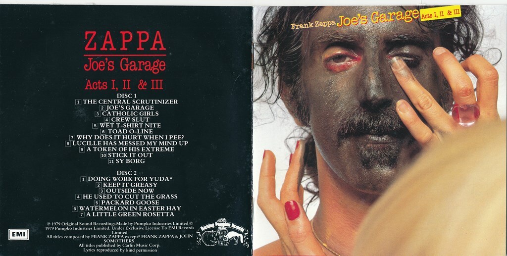 フランク・ザッパ / FRANK ZAPPA / JOE'S GARAGE ACTS I, II & III /UK盤/中古2CD!!69548/C_画像5