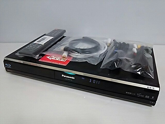 パナソニック DMR-BW770 ブルーレイレコーダー 500GB（2番組W録画） 地デジ・BS・CS 新品リモコン付《整備済み.フルメンテナンス品》の画像1