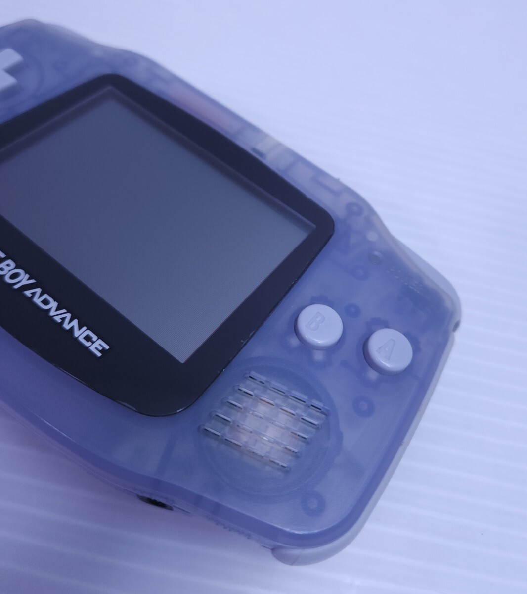  beautiful goods / operation goods / rare goods Game Boy Advance AGB-001 clear blue body + game soft set Game boy Advance GBA(H-189)