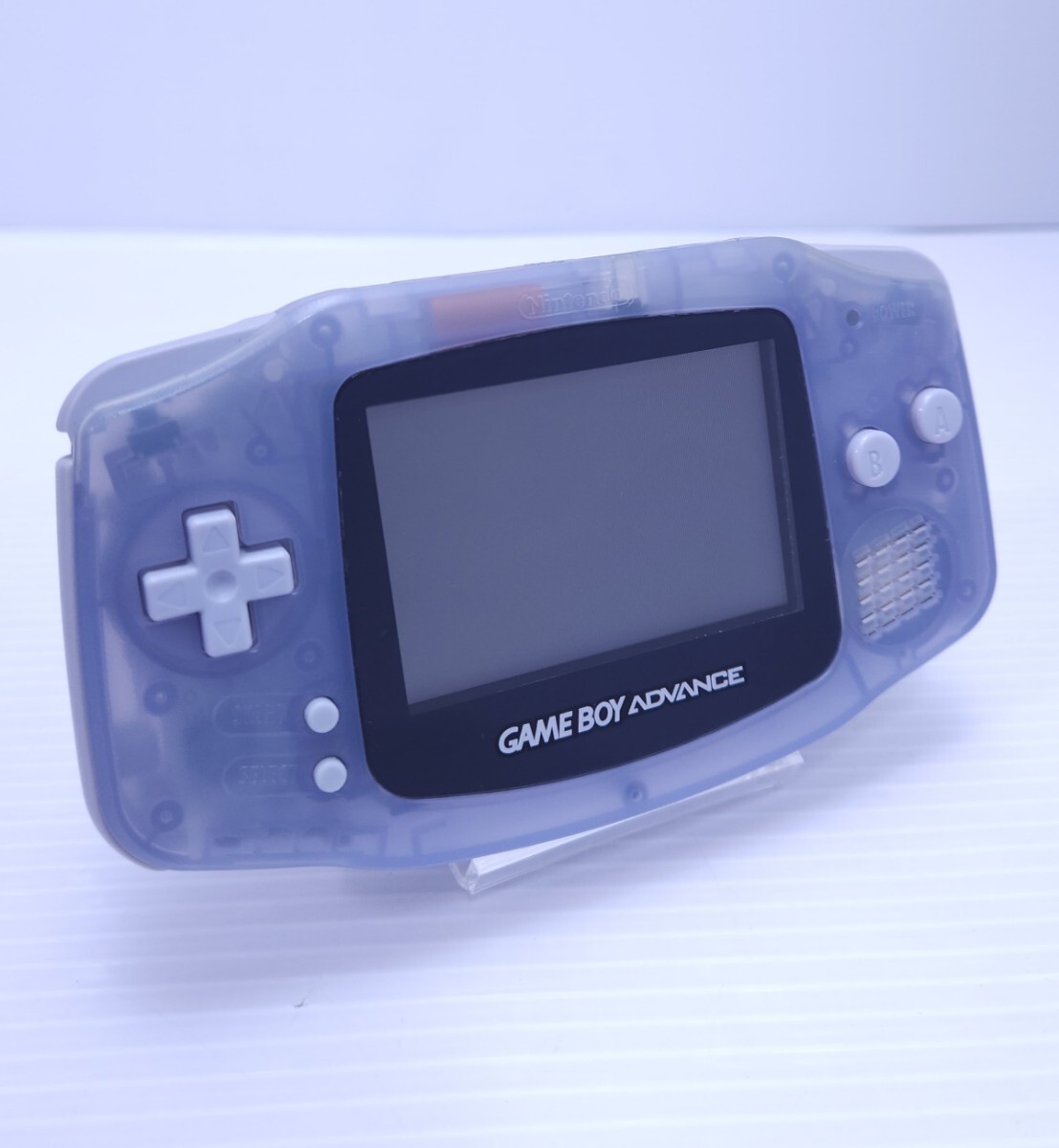  beautiful goods / operation goods / rare goods Game Boy Advance AGB-001 clear blue body + game soft set Game boy Advance GBA(H-189)