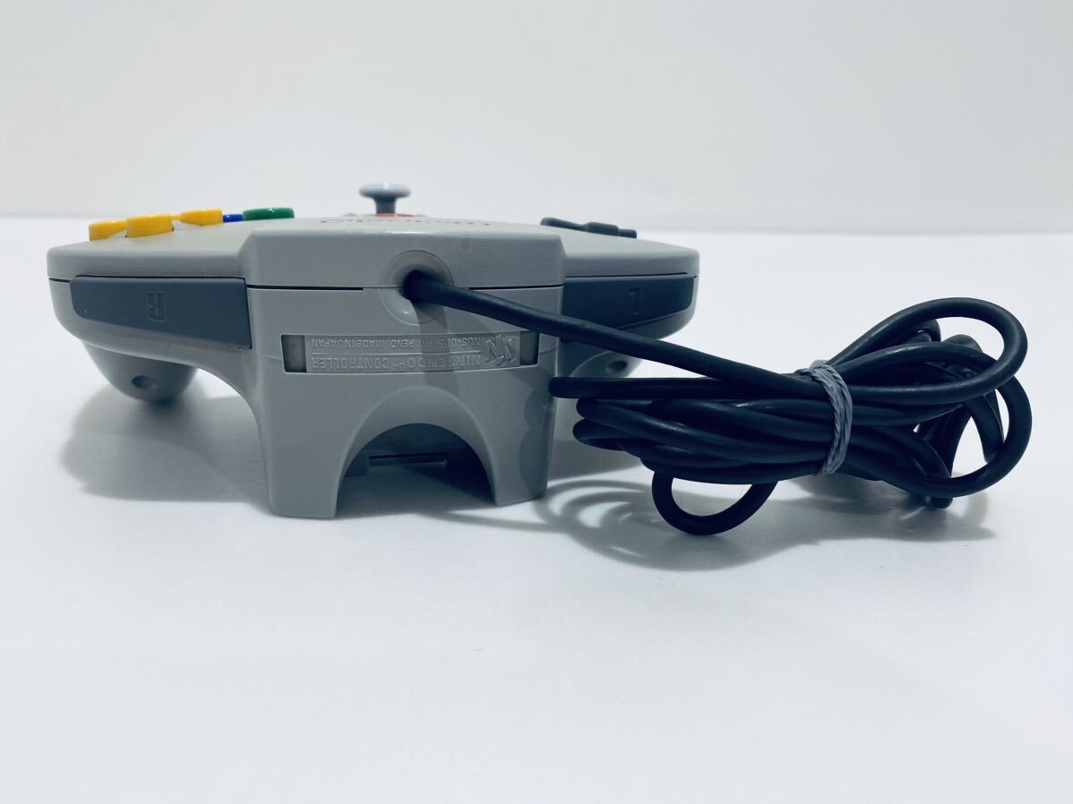 レトロゲーム N64 コントローラー 美品 / 動作品 本物 Nintendo ニンテンドー64 コントローラ (H-214)_画像4