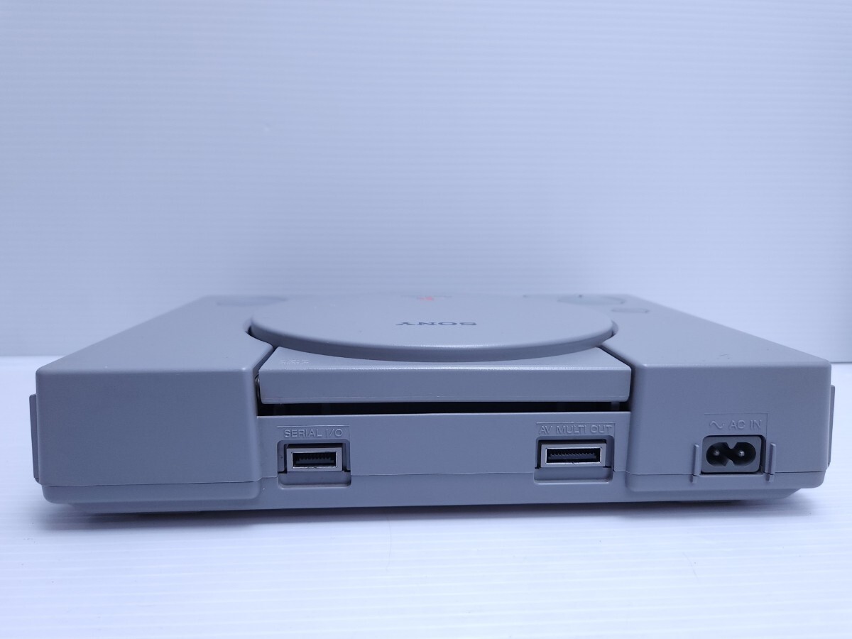レトロゲーム / 動作品 PS1 PlayStationプレイステーション1 SCPH-9000 箱付き 純正 コントローラ, AVケーブル 付 希少品(H-224)の画像8
