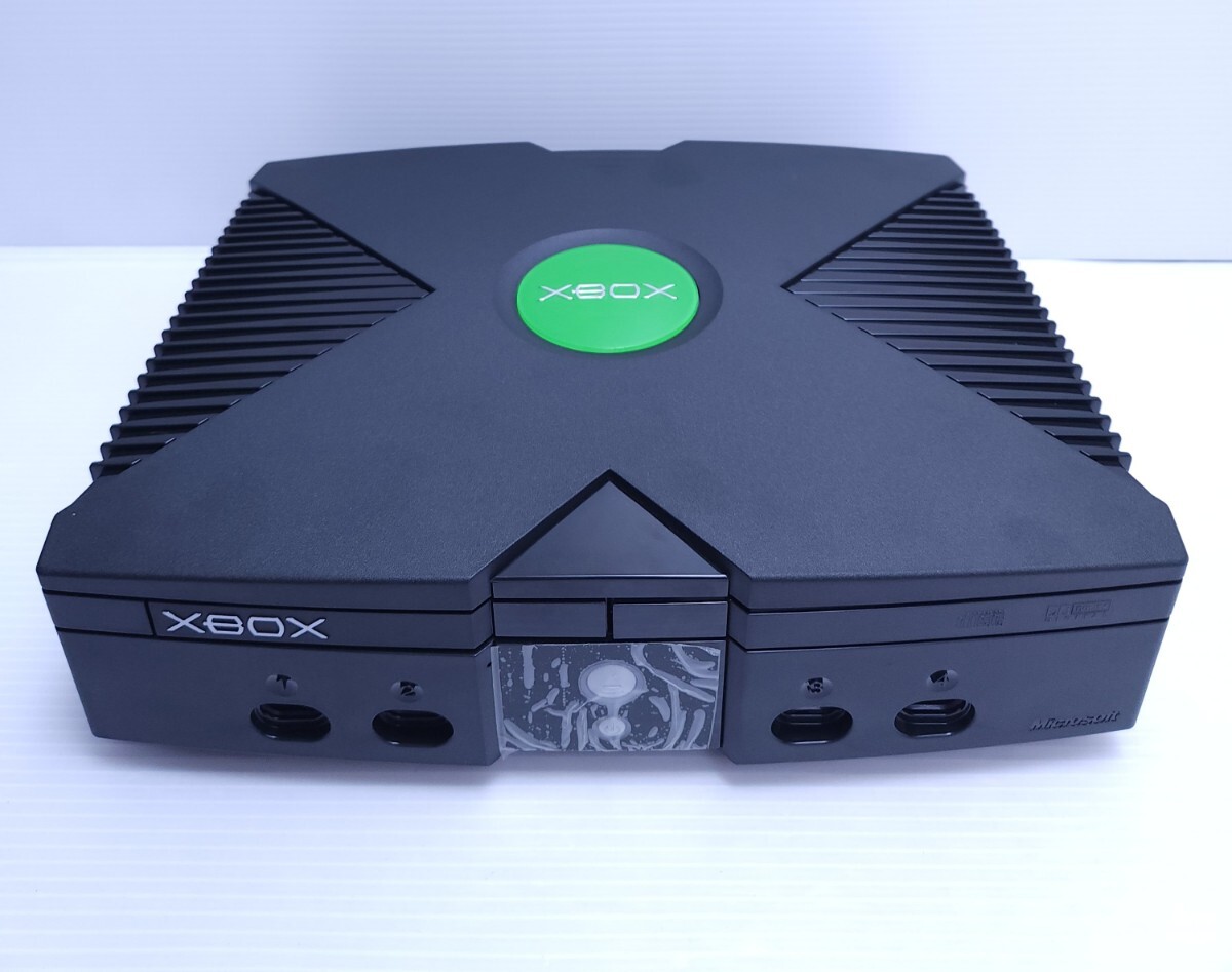 美品 / 動作品 レトロゲームXBOX 初代 本体 Microsoft マイクロソフト AC/AV+コントローラ セットレトロゲーム (M-87)_画像3