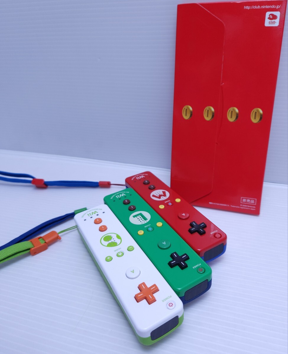  beautiful goods / operation goods nintendo Nintendo WiiU Wii super Mario,ru Easy,yosi, game 4 pcs controller, unused strap rare goods (H-247)