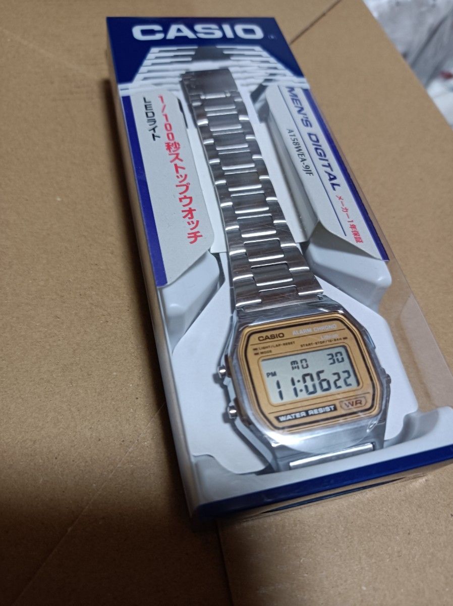 【新品・未使用】CASIO A158WE チープカシオ A-158WEA-9JF メンズ＆レディース 腕時計