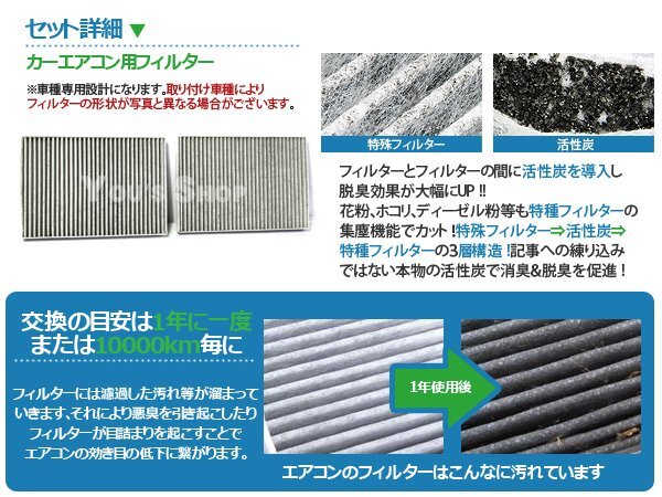  for exchange air conditioner filter Honda N-BOX/NBOX/en box JF1/JF2 H23.12~ pollen air Phil . smell deodorization 80291-TY0-941 interchangeable 