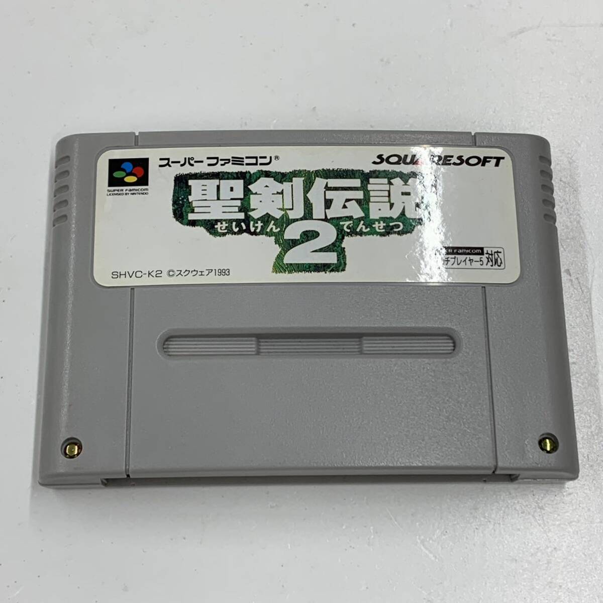 聖剣伝説2 スクウェア スーパーファミコン ソフト 箱 取説付き 動作未確認 現状品 ジャンク品の画像3