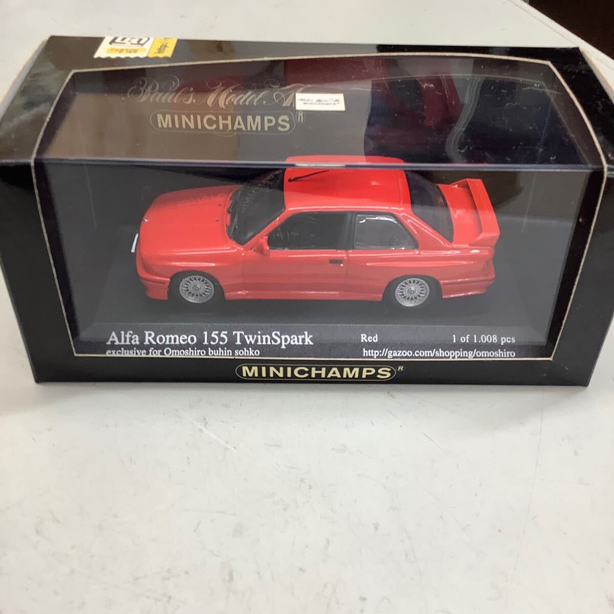 ⑦ MINICHAMPS ミニチャンプス アルファロメオ 155 TwinSpark ツインスパーク 1/43 ミニカーの画像1