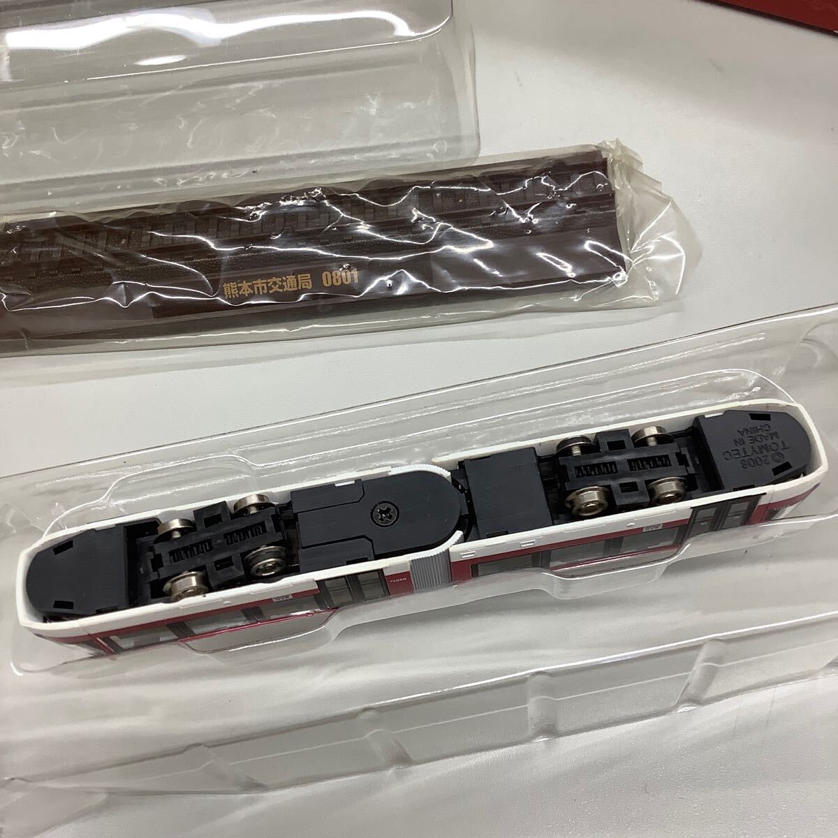 ① TOMYTEC トミーテック 鉄道コレクション 熊本市交通局 0800型 Nゲージ 現状品 動作未確認 _画像5