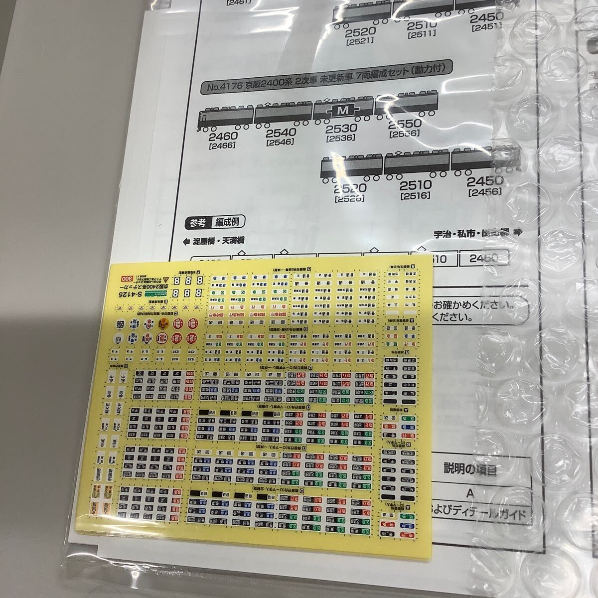 ③ GREENMAX グリーンマックス 4176 京阪2400系 7輌編成セット Nゲージ 現状品 動作未確認 