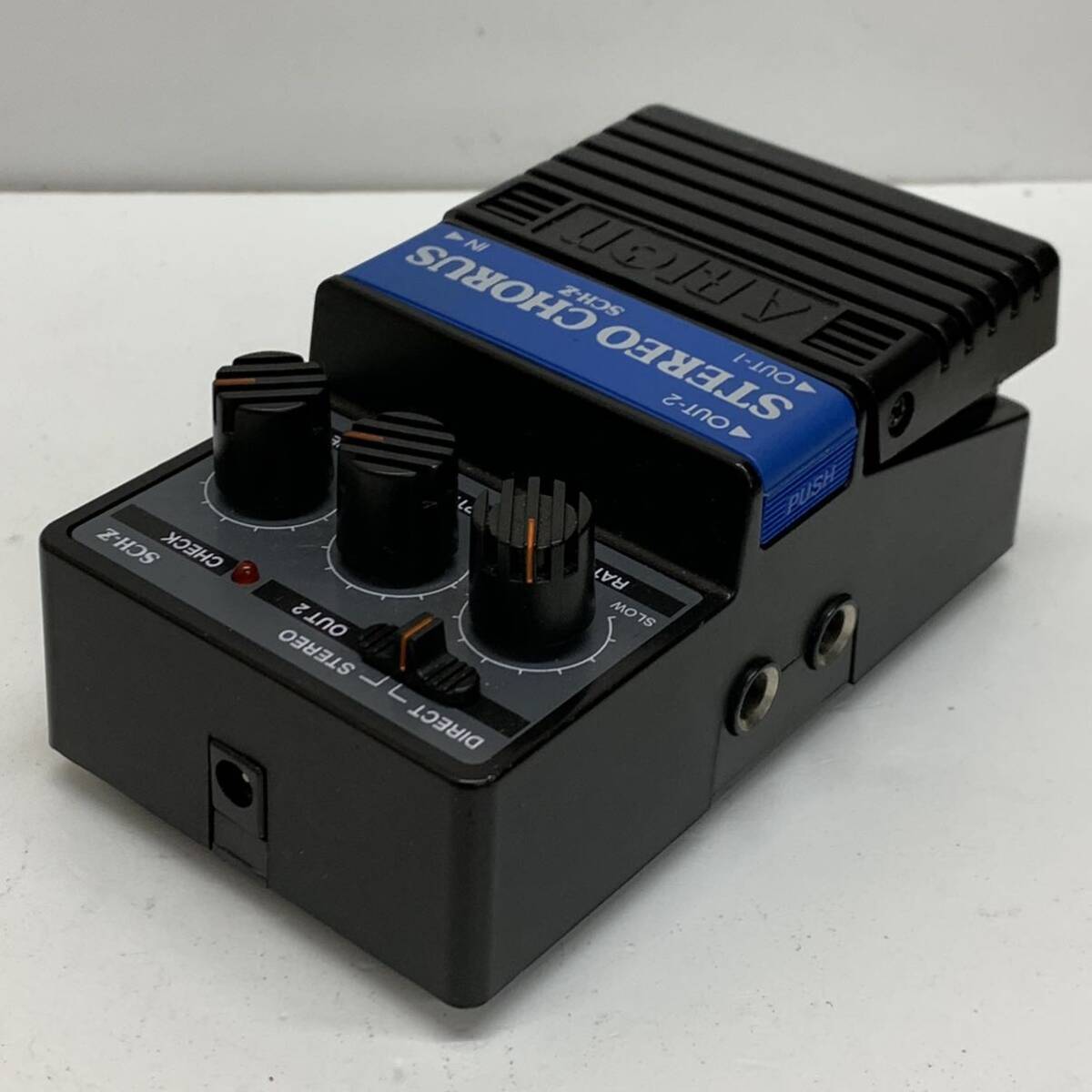 ⑥ ARION SCH-Z STEREO CHORUS アリオン コーラス エフェクター 通電確認のみ 動作未確認 現状品 ジャンク品の画像3