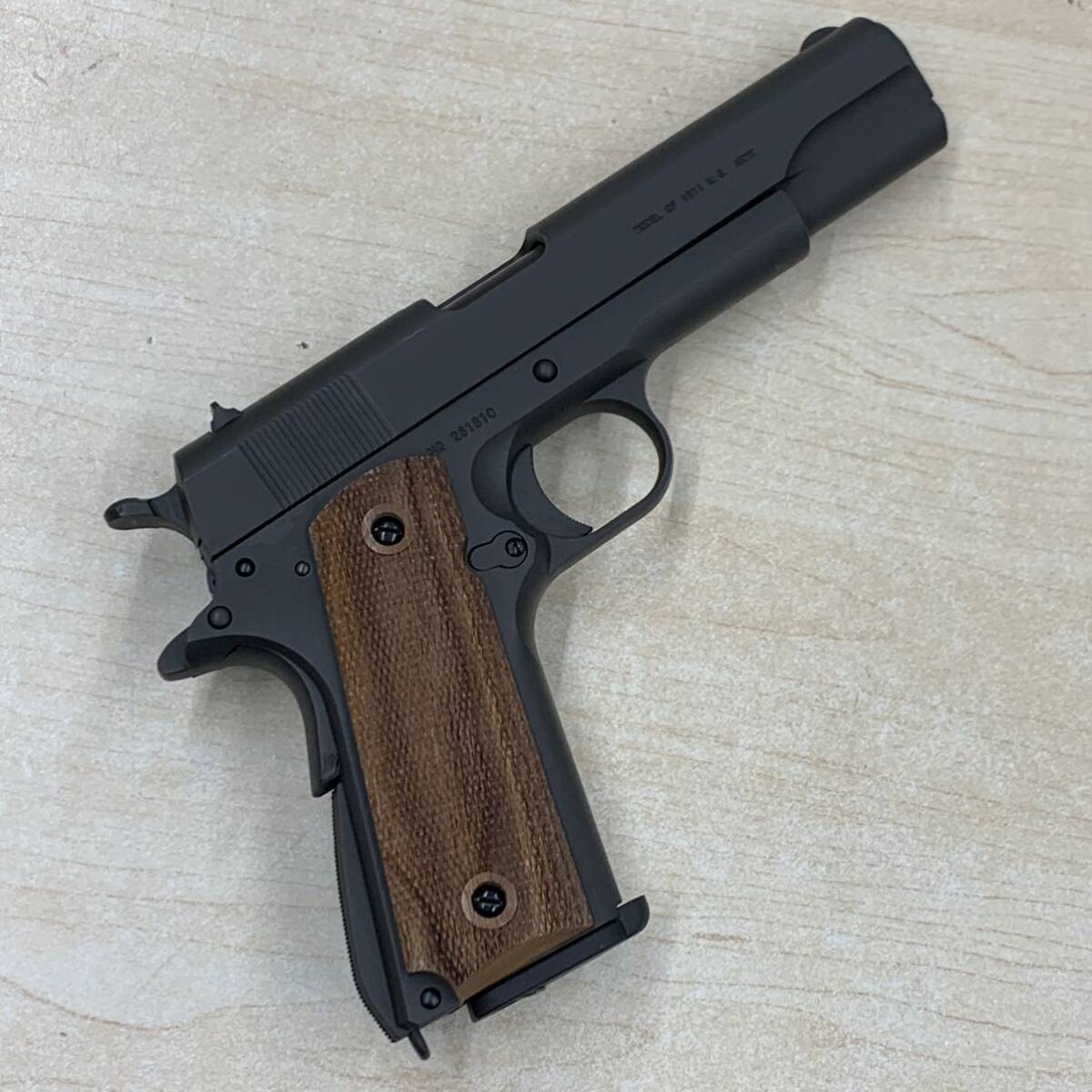 33 BATON M1911A1 CO2GBB limited Real Wood エアガン ガスガン 動作未確認 現状品 ジャンク品の画像5