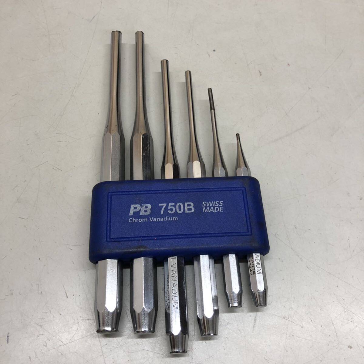 ⑥ PB 750B flat line pin punch set present condition goods tool DIY