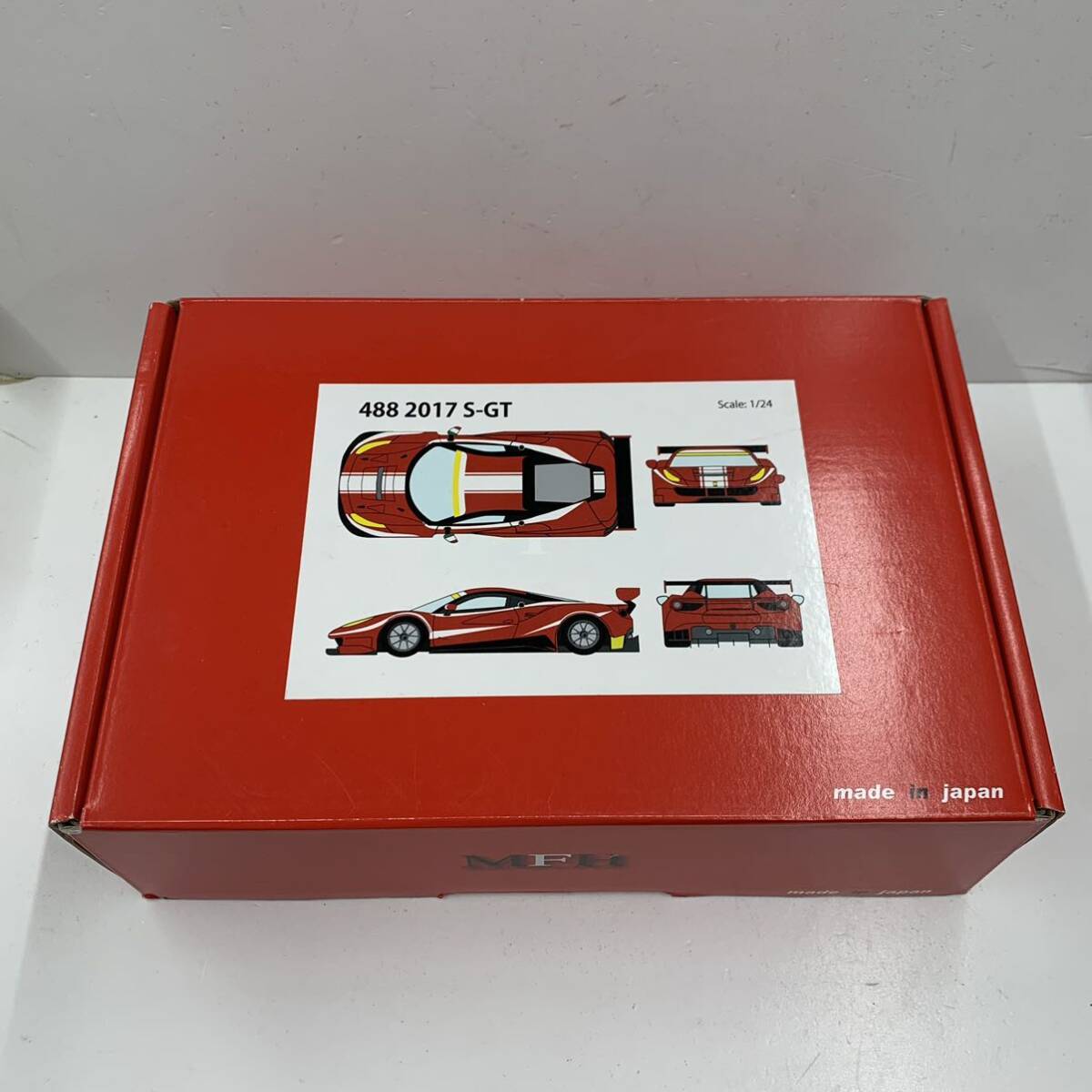 ⑦ モデルファクトリーHIRO FERRARI 488 2017 S-GT 1/24 江戸工房廣ガレージキット メタルキット 未組立品 フェラーリ の画像1