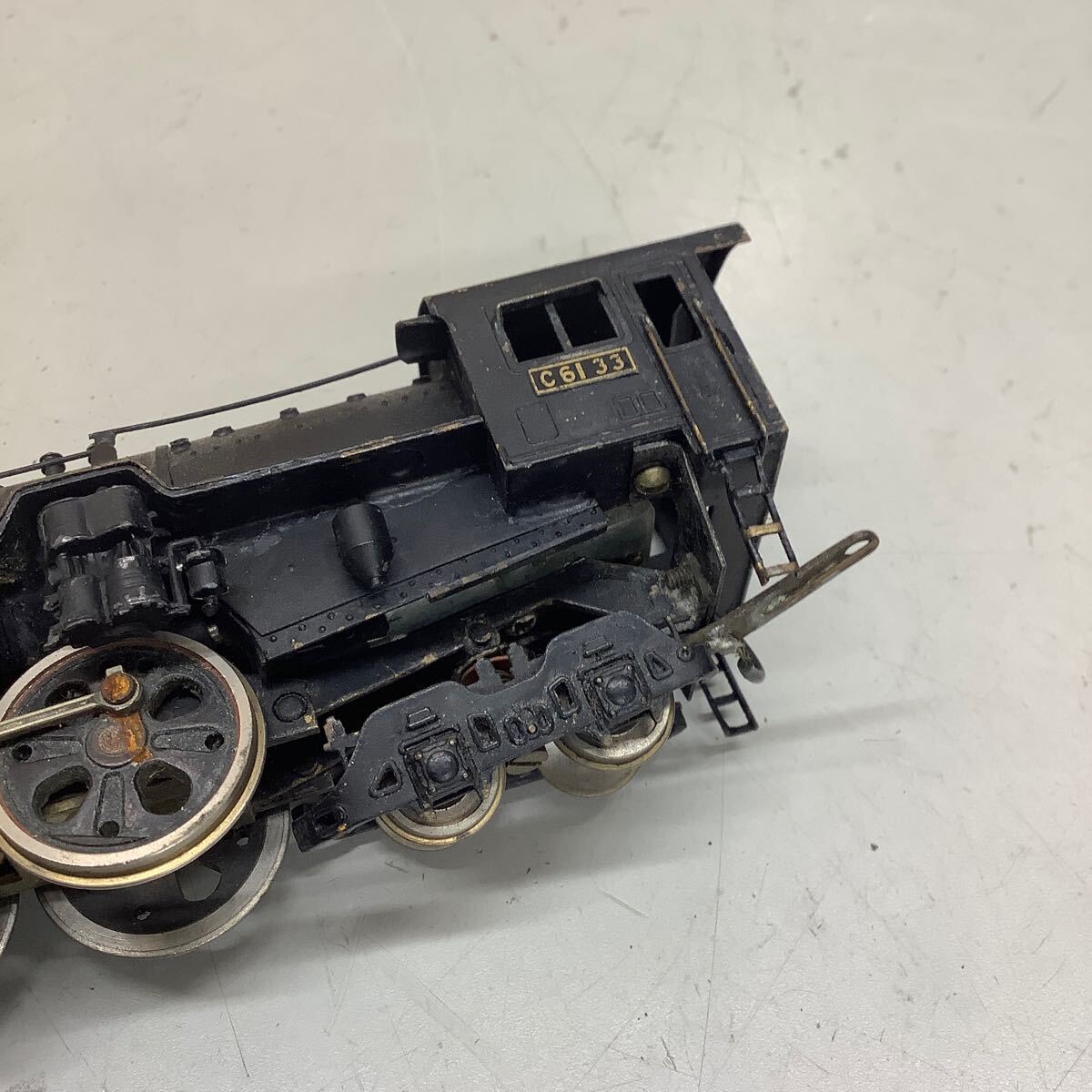 ⑨ C61 蒸気機関車 HOゲージ 鉄道模型 現状品 ジャンク メーカー詳細不明 