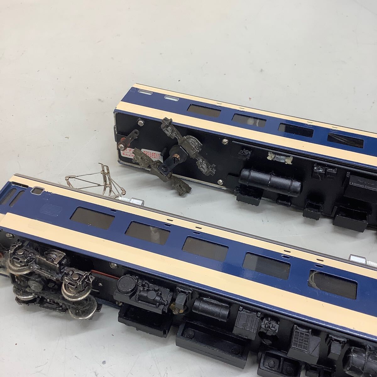(16) KTM 580系 特急列車 3両 まとめて HOゲージ 鉄道模型 現状品 ジャンク_画像9