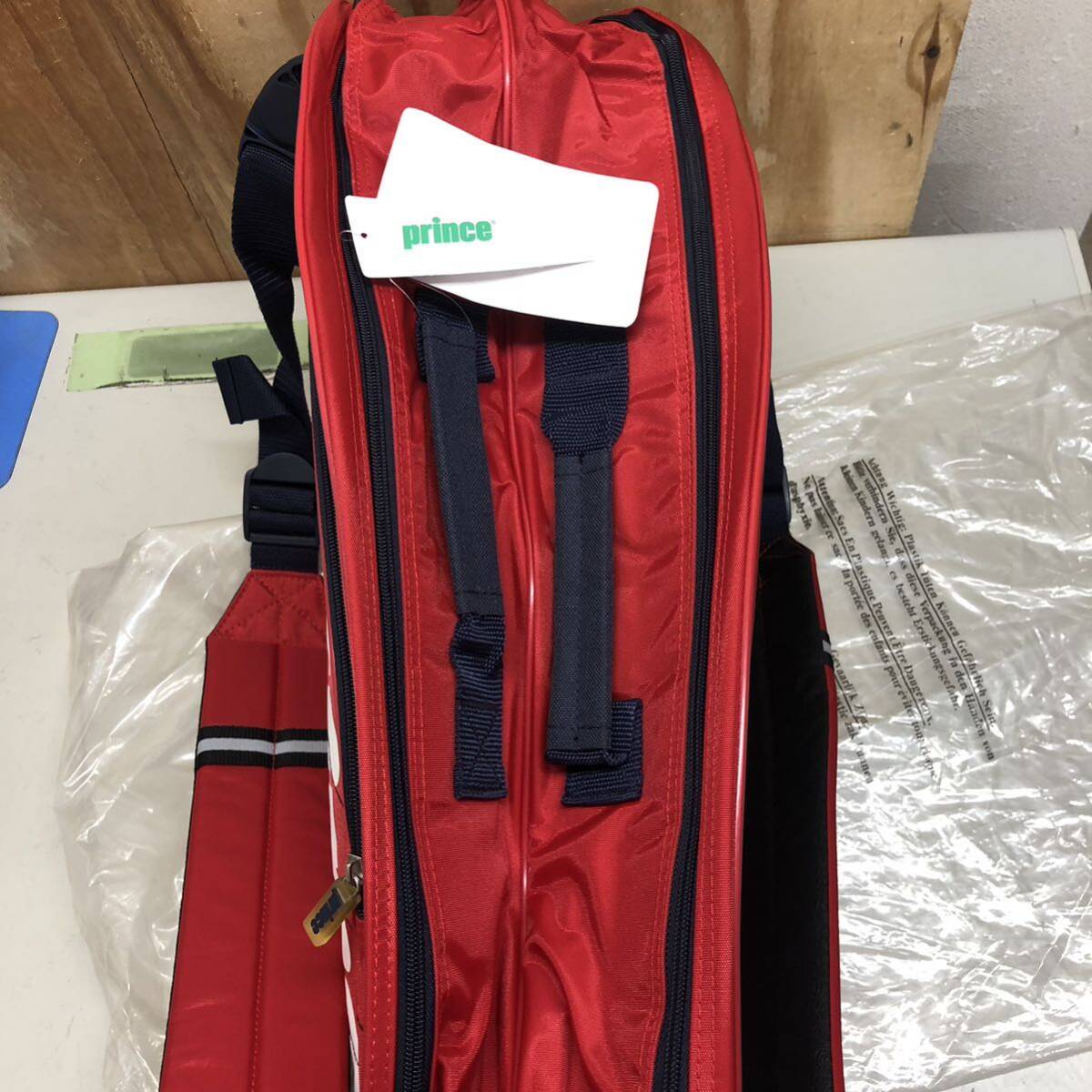 ③ Prince SP062 racket bag used unused long-term keeping goods tennis tennis bag racket 