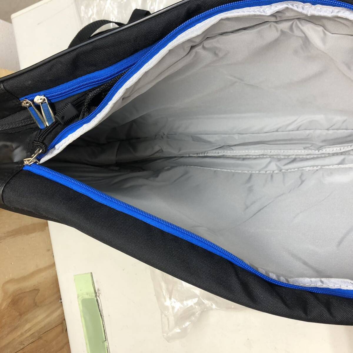 ⑤ Prince GM226 racket bag black blue used unused long-term keeping goods tennis tennis bag racket 