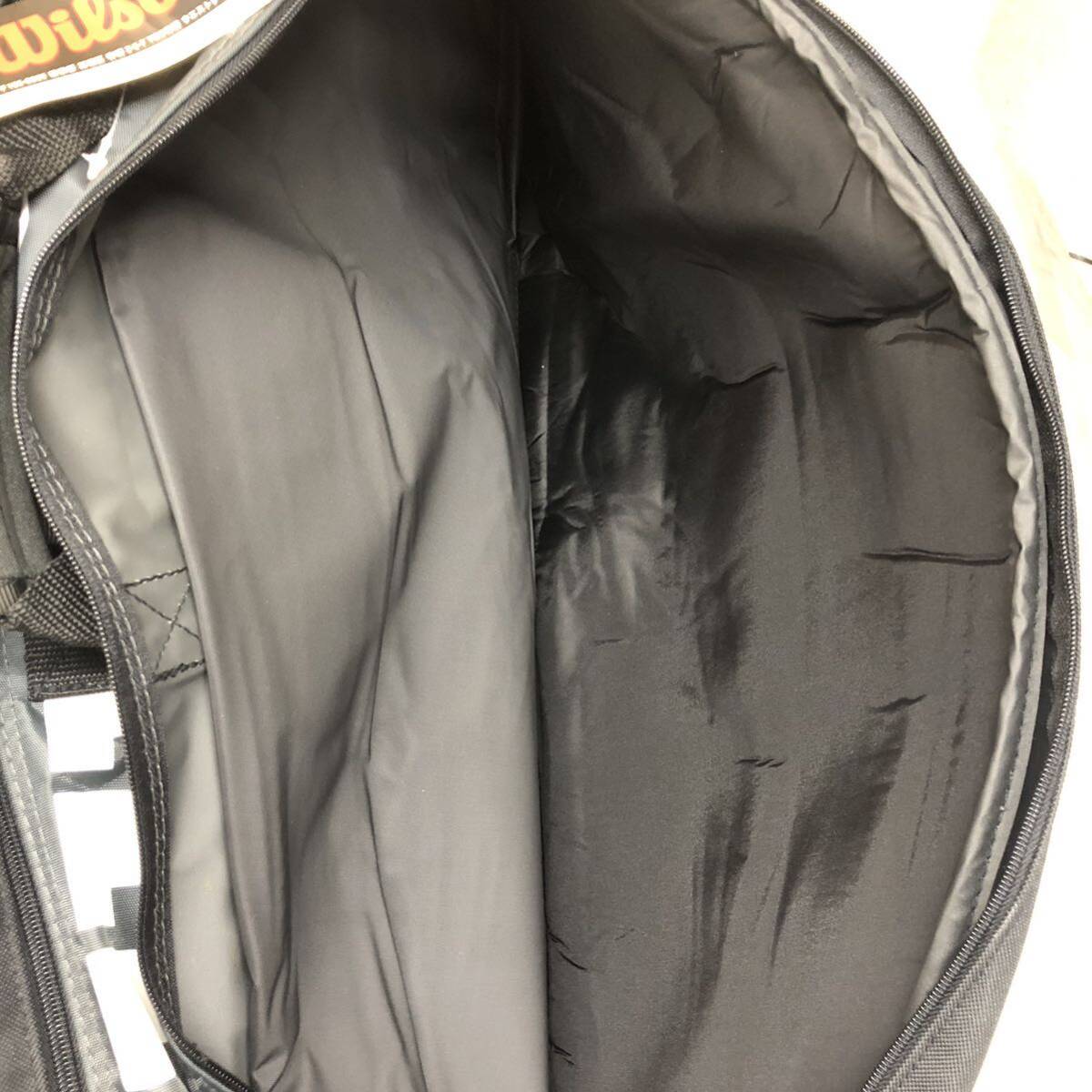 14 Wilson racket bag black used unused long-term keeping goods tennis tennis bag racket 