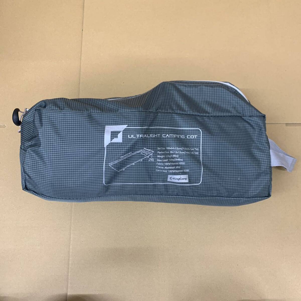 KingCamp ウルトラライト キャンピングコット Unigear タープ など キャンプ用品 3点 キングキャンプ ULTRALIGHT CAMPING COT_画像2