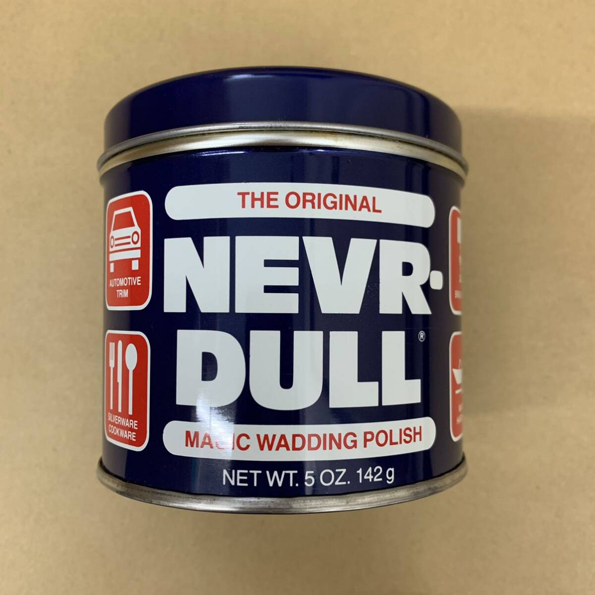 NEVR-DULL 金属磨き メタルポリッシュ 研磨剤 5oz 142g 12缶 未使用品 長期保管品 ネバダル ネバーダル_画像4