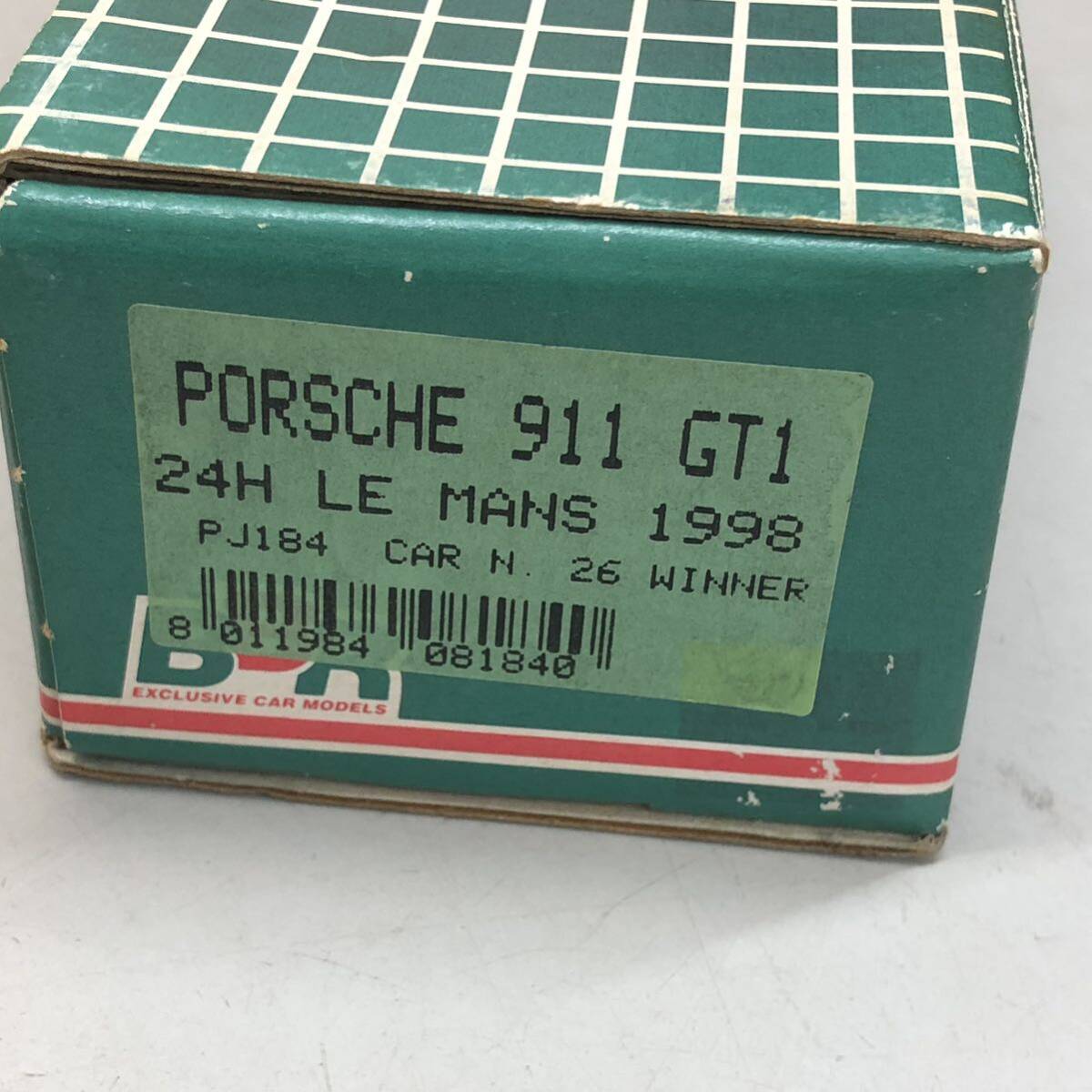 15 BBR PORSCHE 911 GT1 24H LeMans 1998 ガレージキット 現状品 レーシングカー kit_画像2