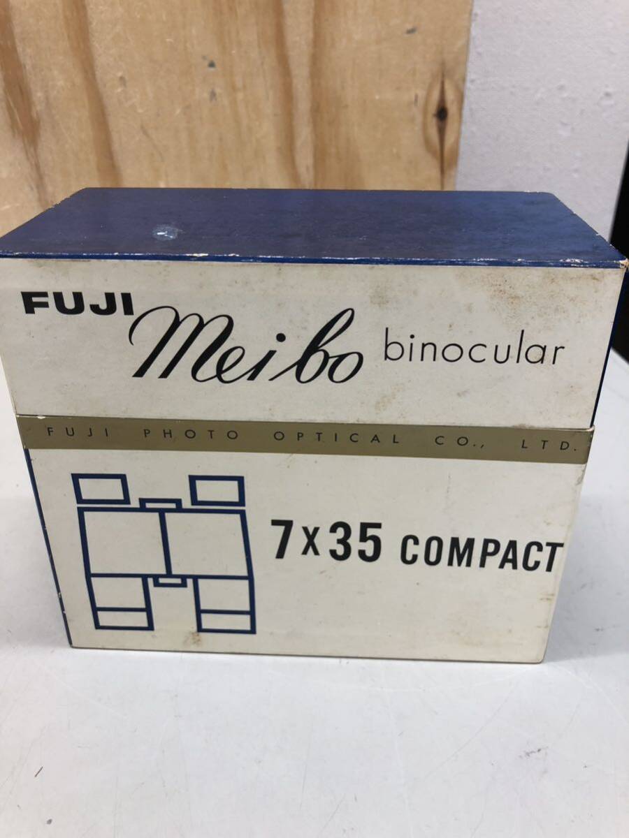 FUJI meibo binocular 双眼鏡 ケース付き 中古 現状品 フジ _画像1