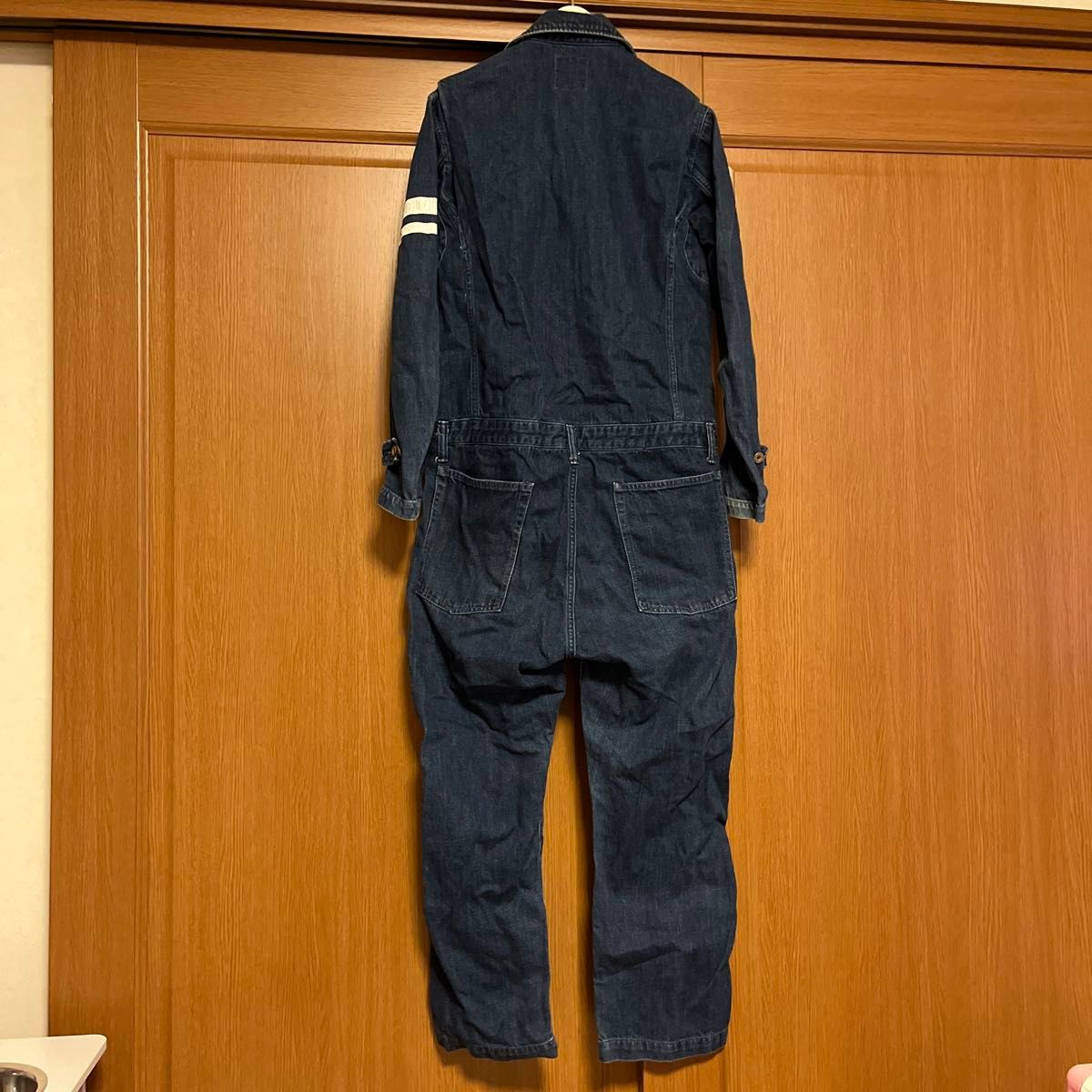 桃太郎ジーンズ デニム ジャンプスーツ 40 MOMOTARO JEANS 長袖 桃太郎ジーンズ デニム ジャンプスーツ 40 MOMOTARO JEANS 長袖