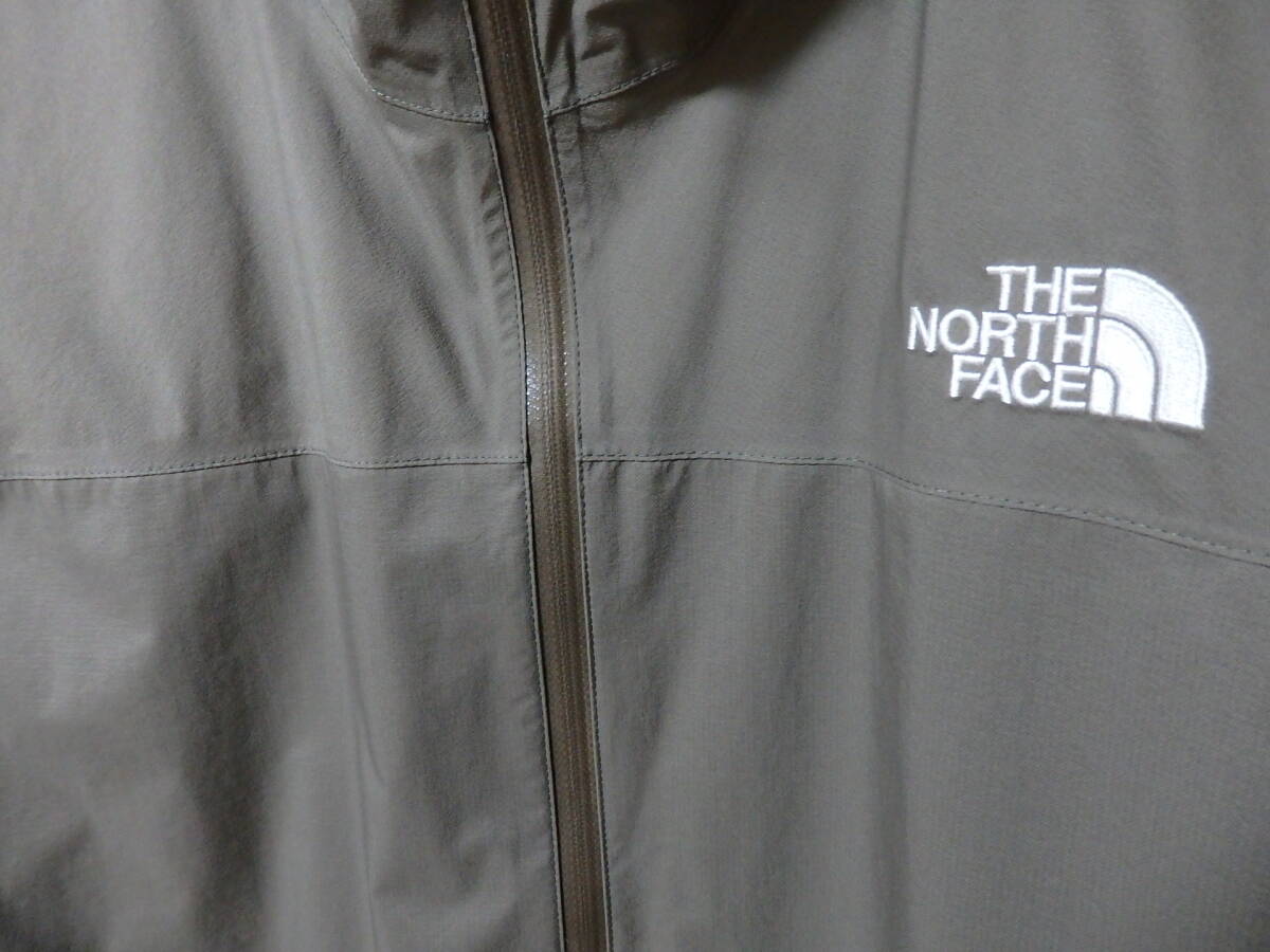【美品】 THE NORTH FACE ザ ノースフェイス Venture Jacket ベンチャー ジャケット ナイロン パーカー カーキ NP11536 S 収納袋 送料無料の画像2