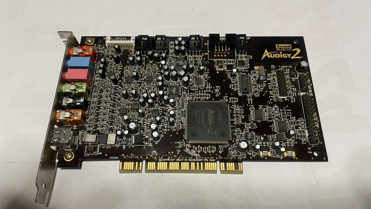 Creative Sound Blaster Audigy Audigy2 PCI接続 サウンドカード 2枚セット ジャンク扱い_画像2