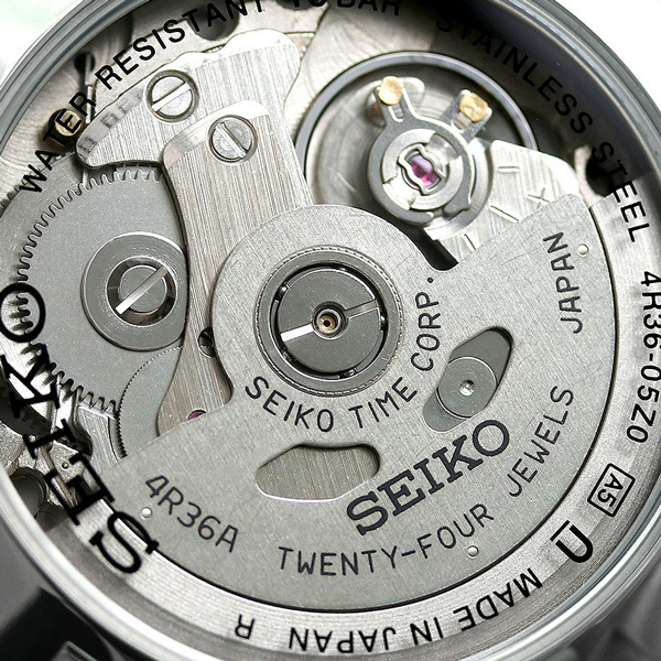 セイコー メカニカル メンズ 腕時計 SEIKO Mechanical 自動巻き SARV003 ブラック 時計_画像6