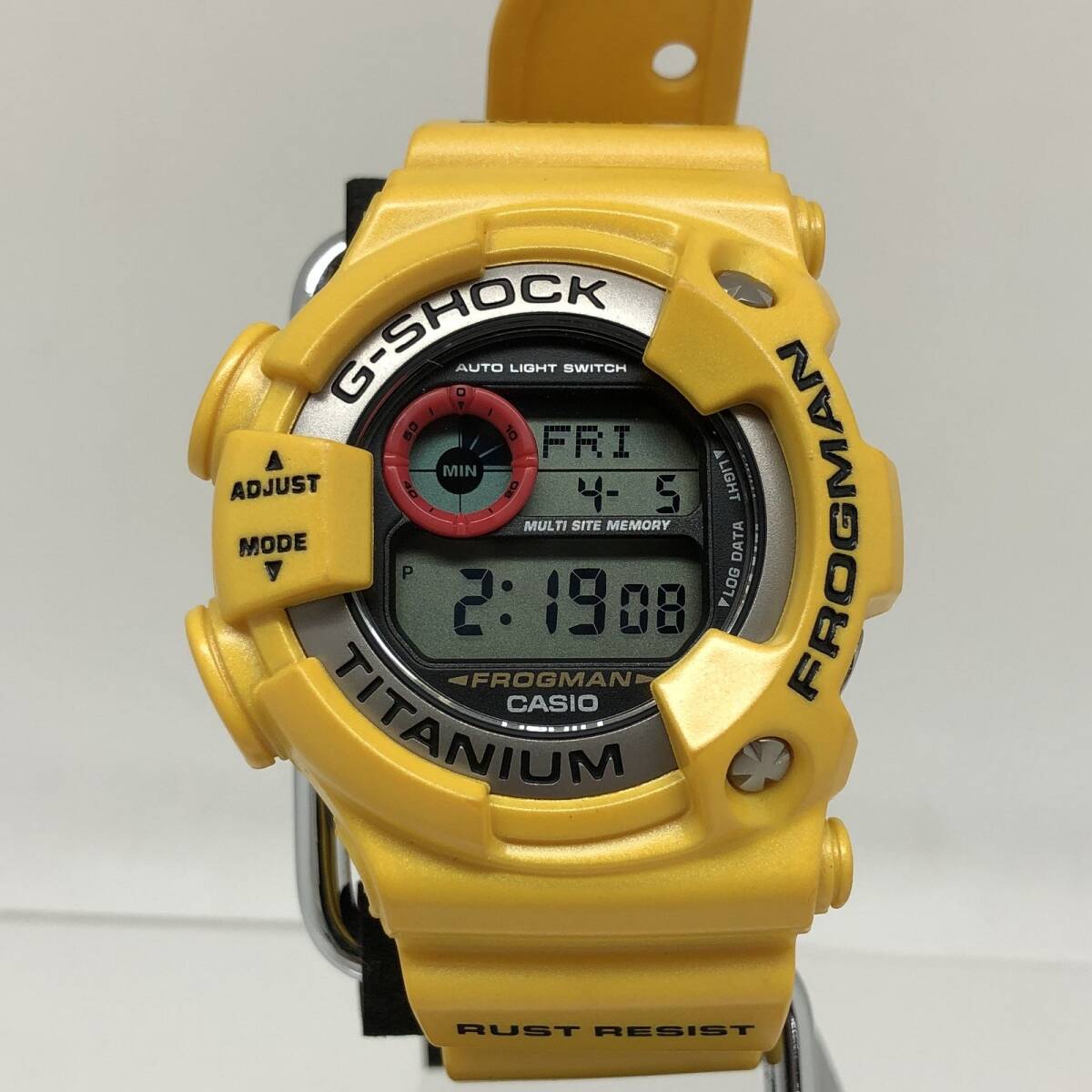 G-SHOCK ジーショック CASIO カシオ 腕時計 DW-9900GF-9JF FROGMAN フロッグマン デジタル イエロー クォーツ メンズ 【ITOURAIWU75S】_画像1