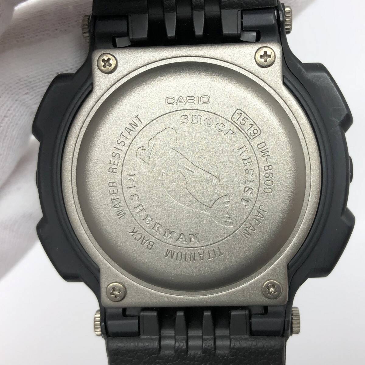 ジャンク G-SHOCK ジーショック CASIO カシオ 腕時計 DW-8600ZJ-1T FISHERMAN フィッシャーマン メンインブラック 【ITCVILBAWXW7】の画像8