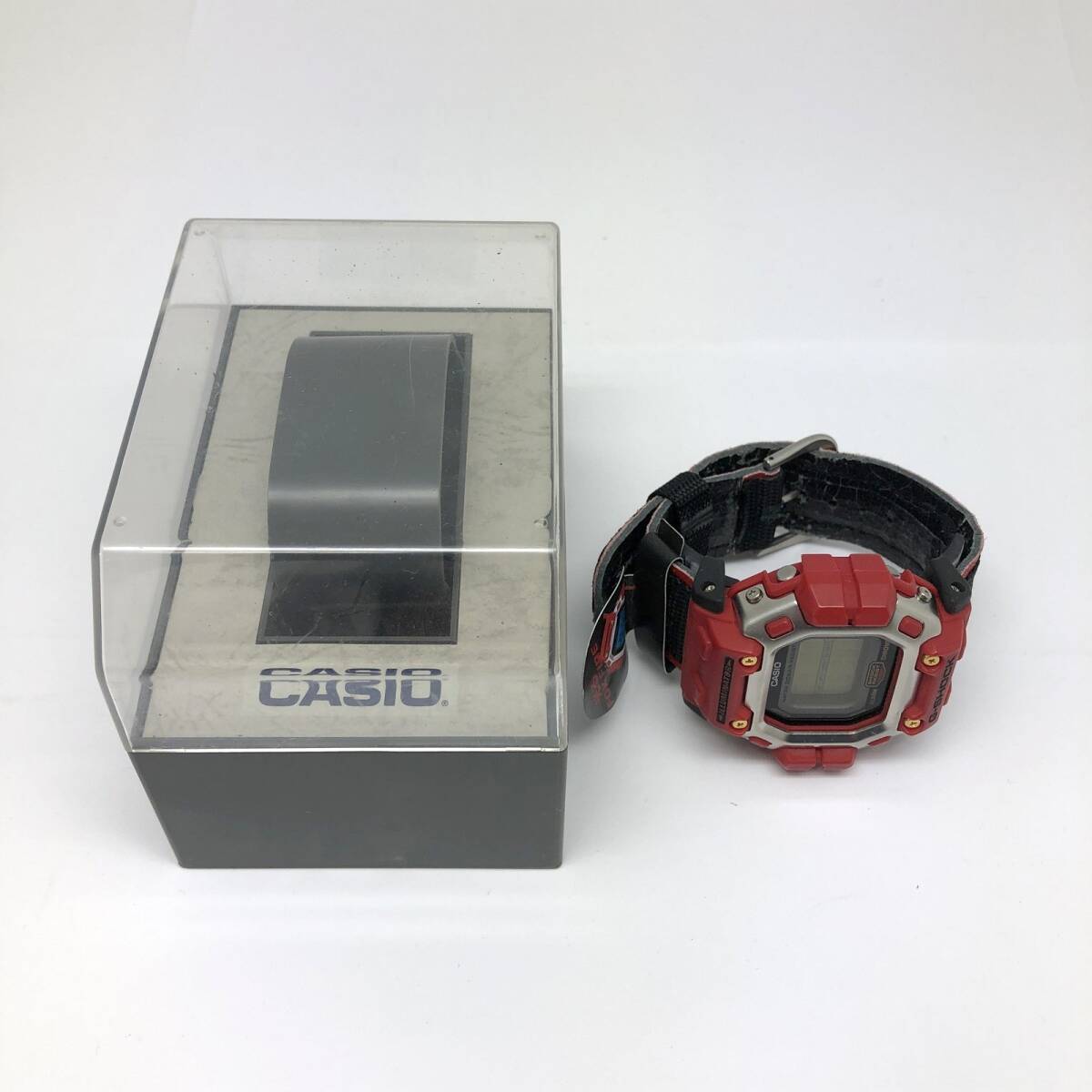 ジャンク G-SHOCK ジーショック CASIO カシオ 腕時計 DW-8300BG インラインホッキー レッド ブラック デジタル 樹脂 【ITBAA2N4NHQW】の画像9